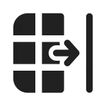 Table Move Right SVG Icon